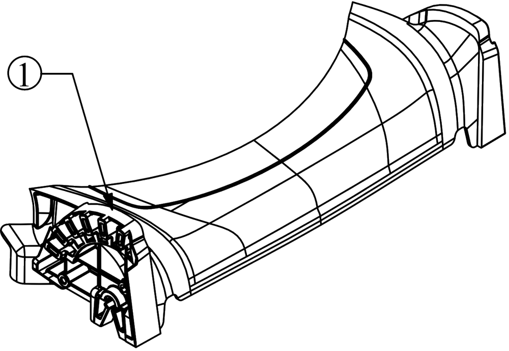 Front Cover Diagram and Parts List for 11A-A13M345 2021 Yard Machines Lawn Mower